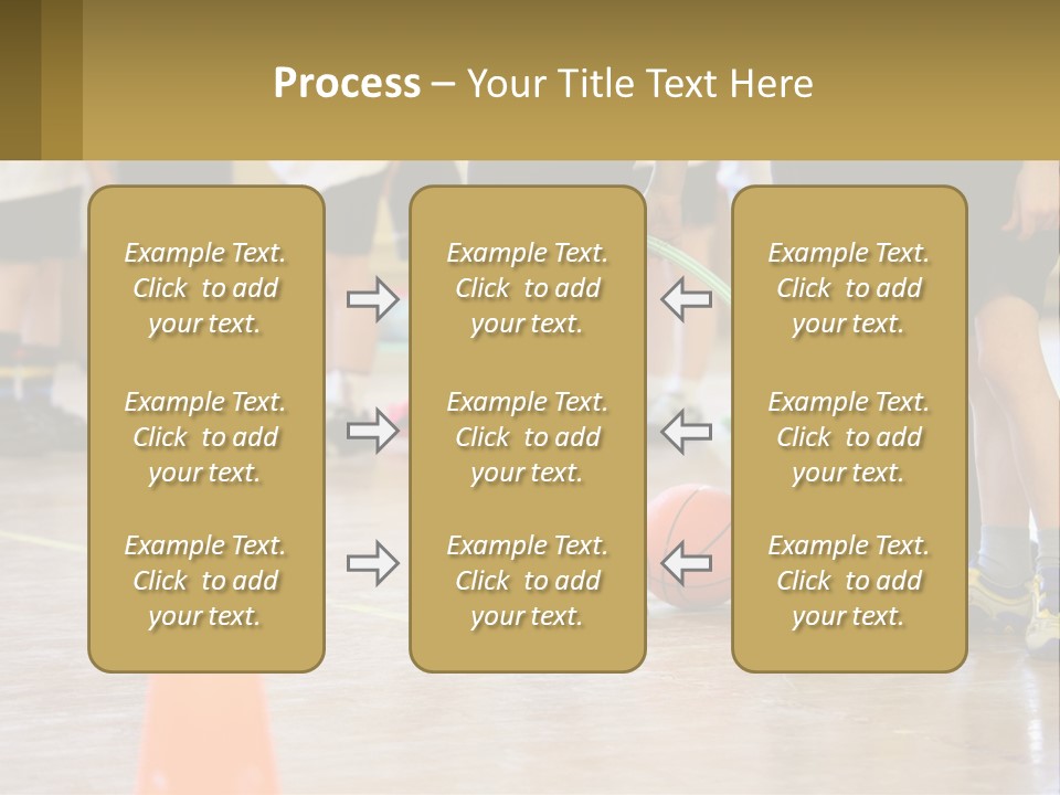 Preteen Workout Fit PowerPoint Template