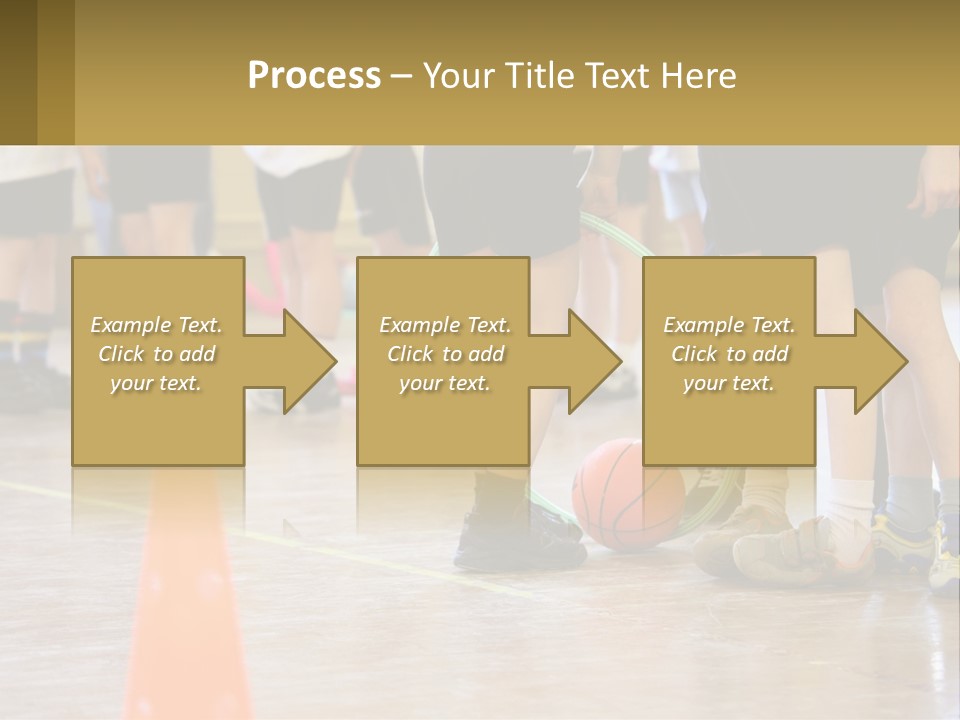 Preteen Workout Fit PowerPoint Template