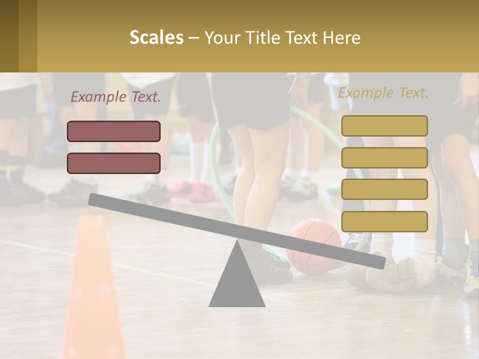 Preteen Workout Fit PowerPoint Template