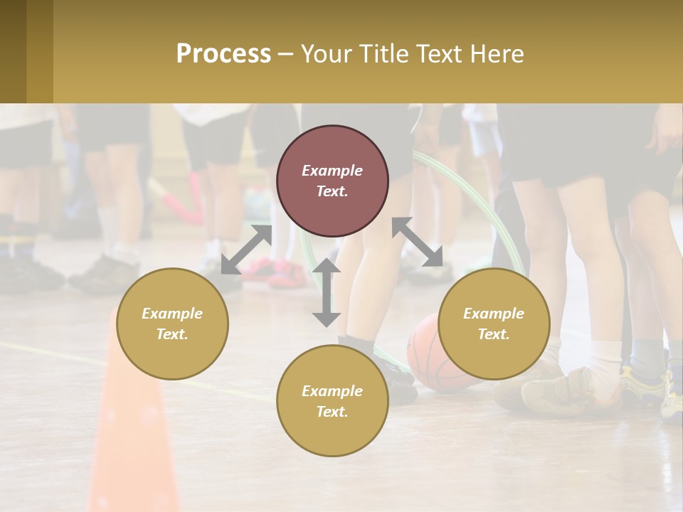 Preteen Workout Fit PowerPoint Template