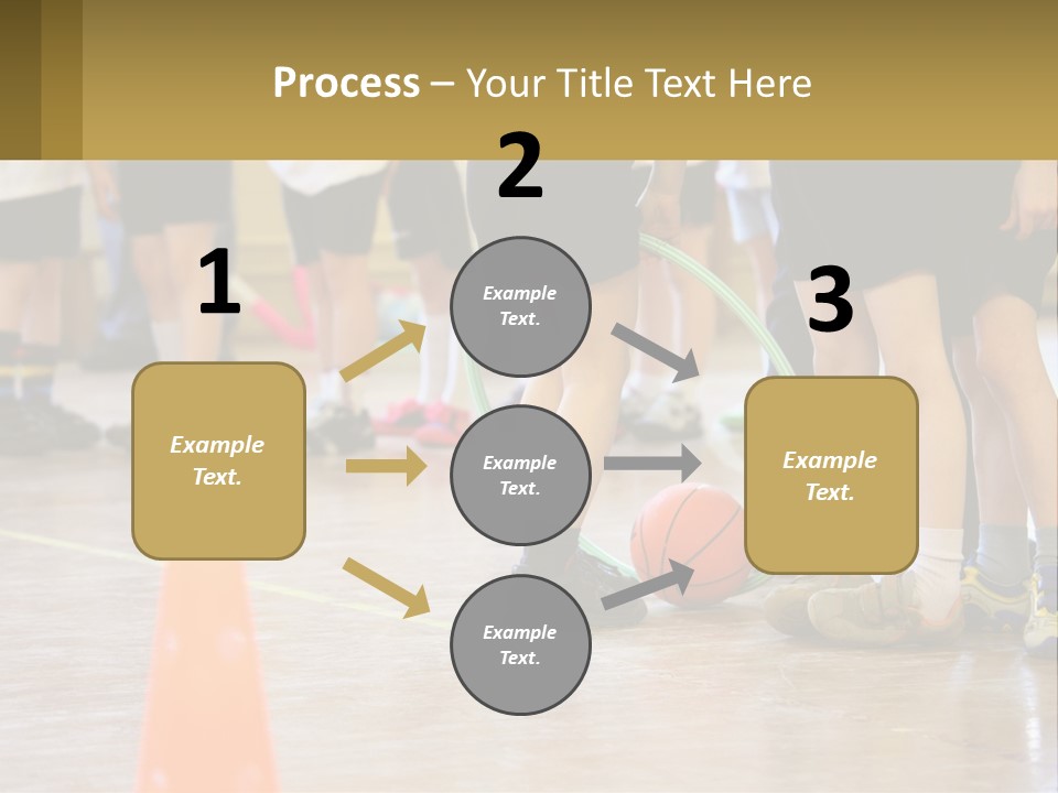 Preteen Workout Fit PowerPoint Template