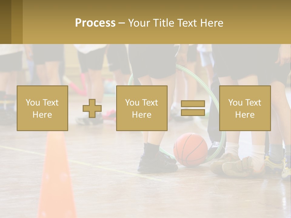 Preteen Workout Fit PowerPoint Template