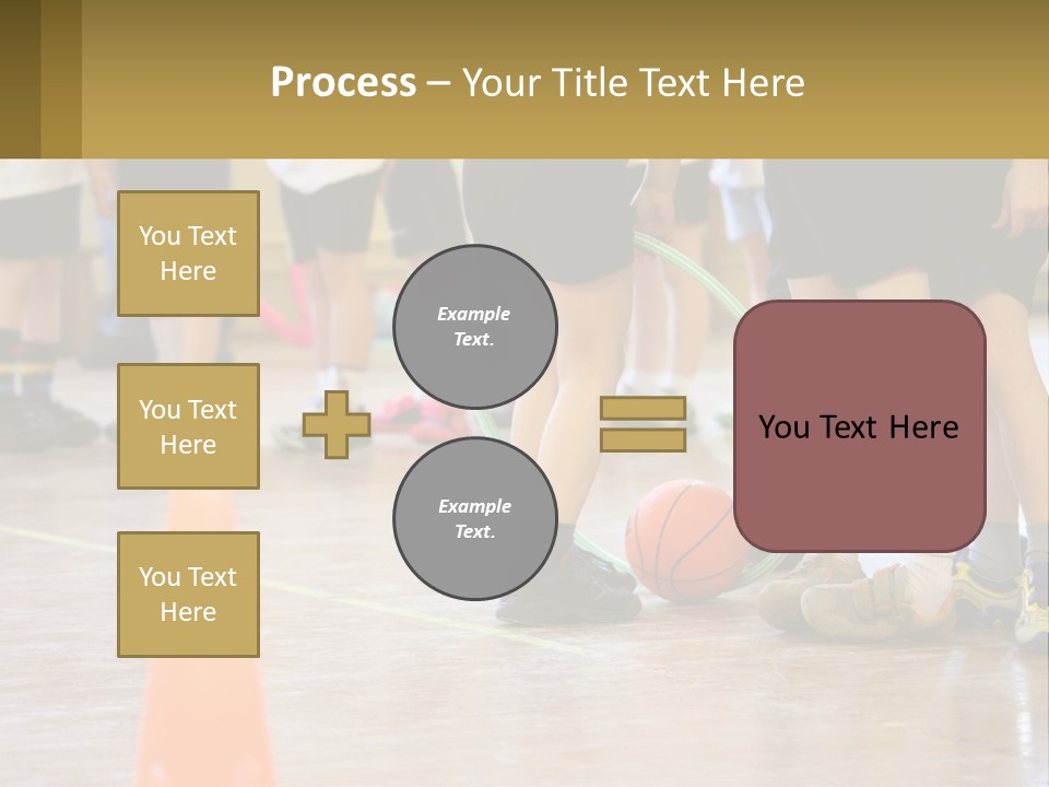 Preteen Workout Fit PowerPoint Template