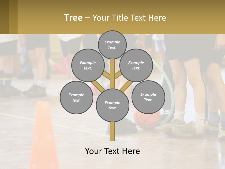 Preteen Workout Fit PowerPoint Template