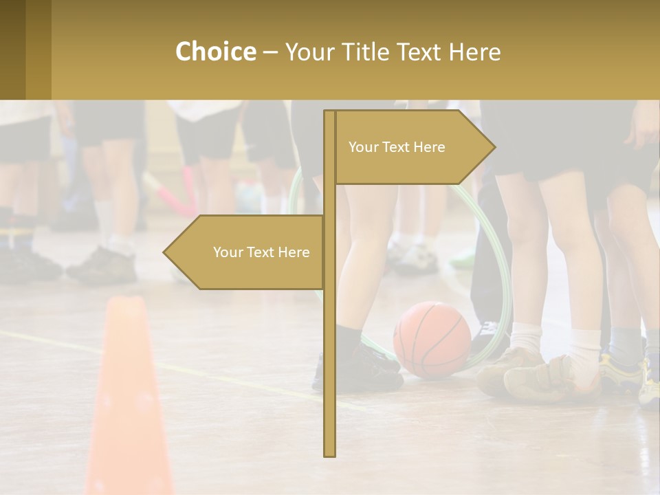 Preteen Workout Fit PowerPoint Template