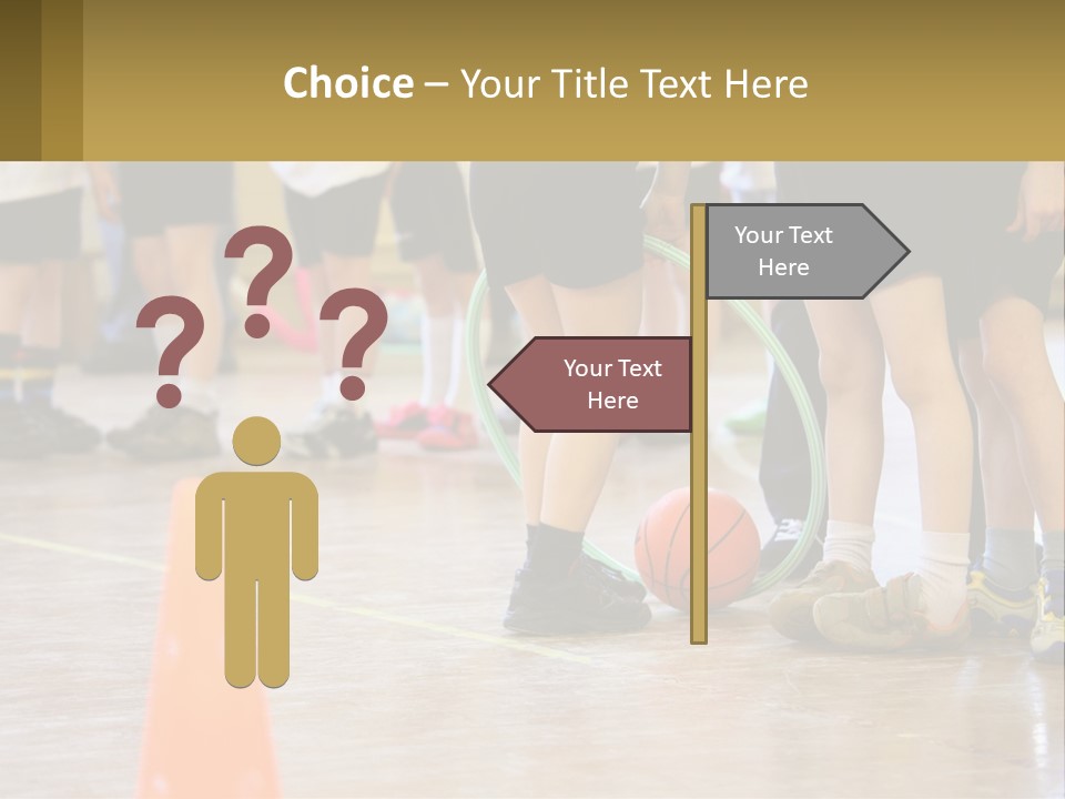 Preteen Workout Fit PowerPoint Template