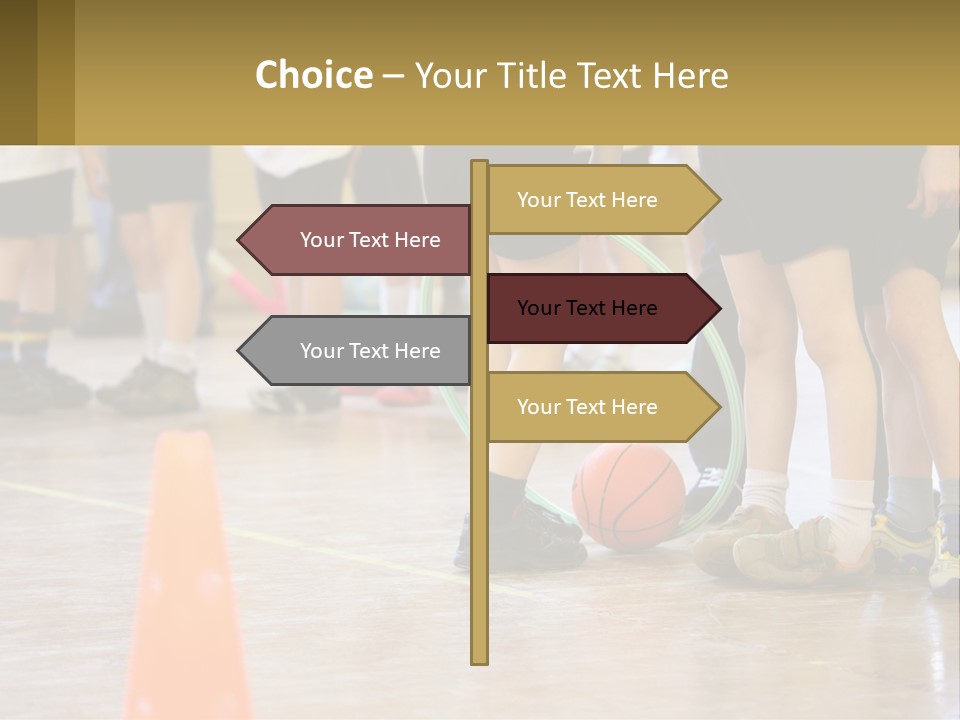 Preteen Workout Fit PowerPoint Template