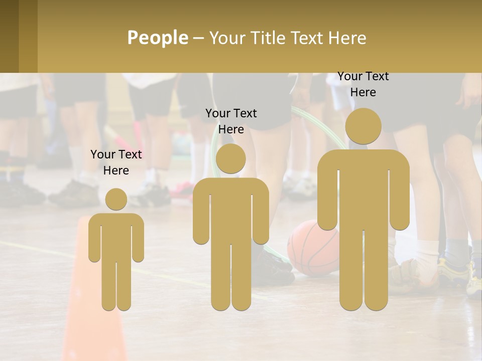 Preteen Workout Fit PowerPoint Template