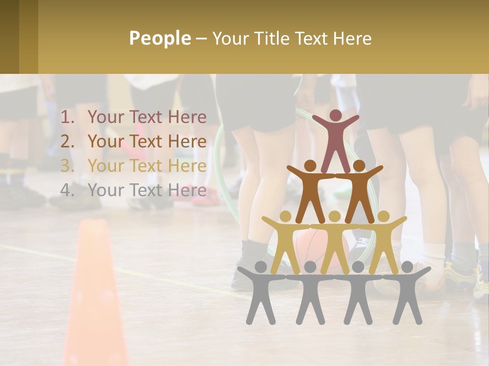 Preteen Workout Fit PowerPoint Template