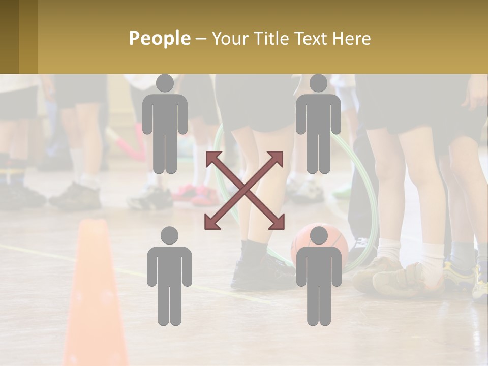 Preteen Workout Fit PowerPoint Template