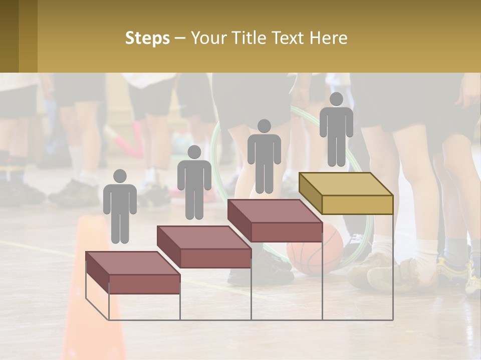 Preteen Workout Fit PowerPoint Template