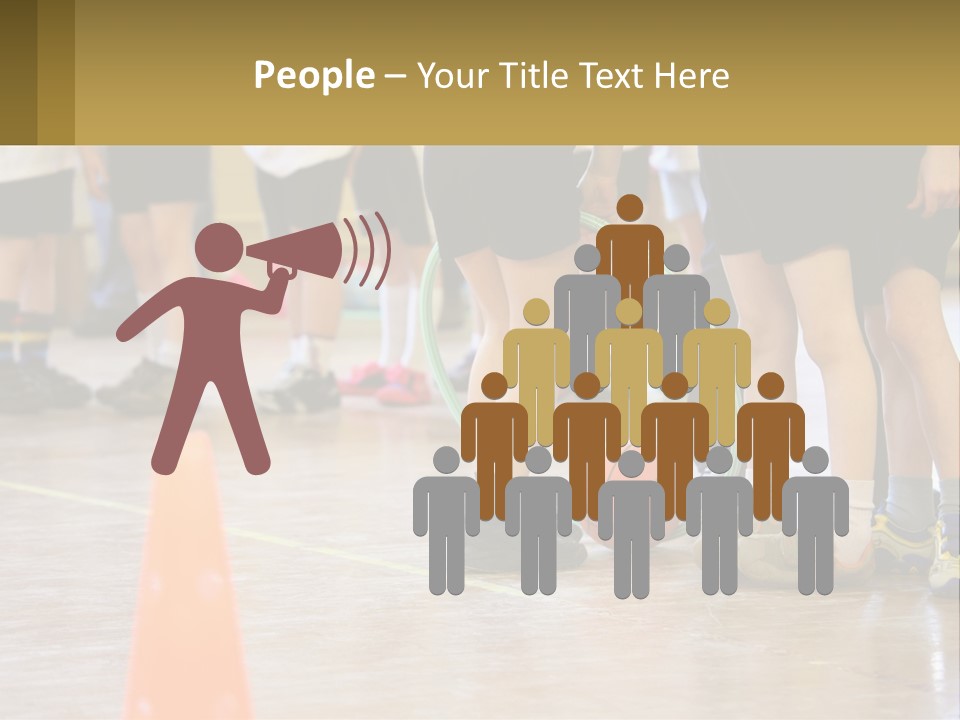 Preteen Workout Fit PowerPoint Template