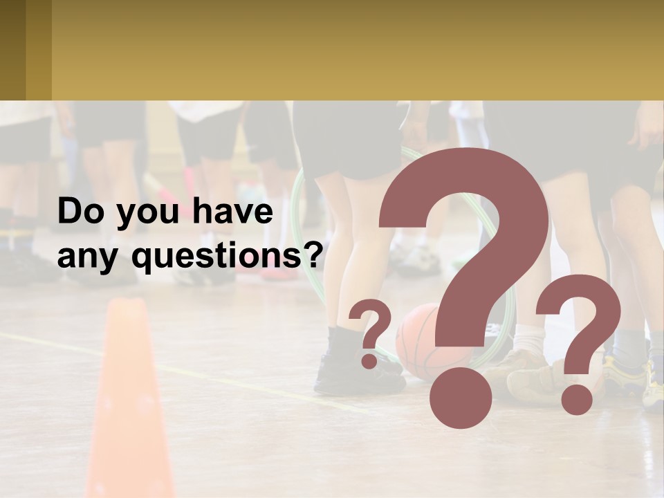 Preteen Workout Fit PowerPoint Template