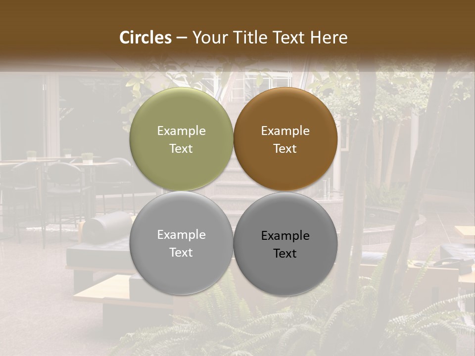 Entrance Office Couch PowerPoint Template