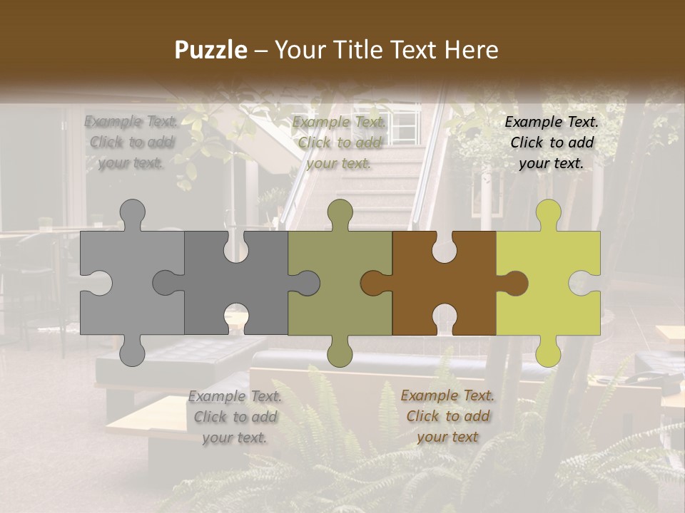 Entrance Office Couch PowerPoint Template