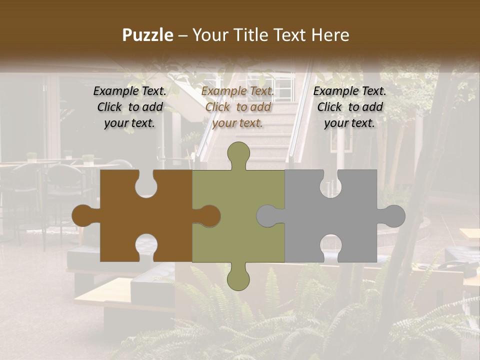 Entrance Office Couch PowerPoint Template