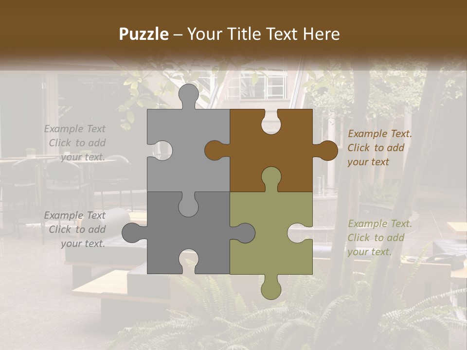 Entrance Office Couch PowerPoint Template