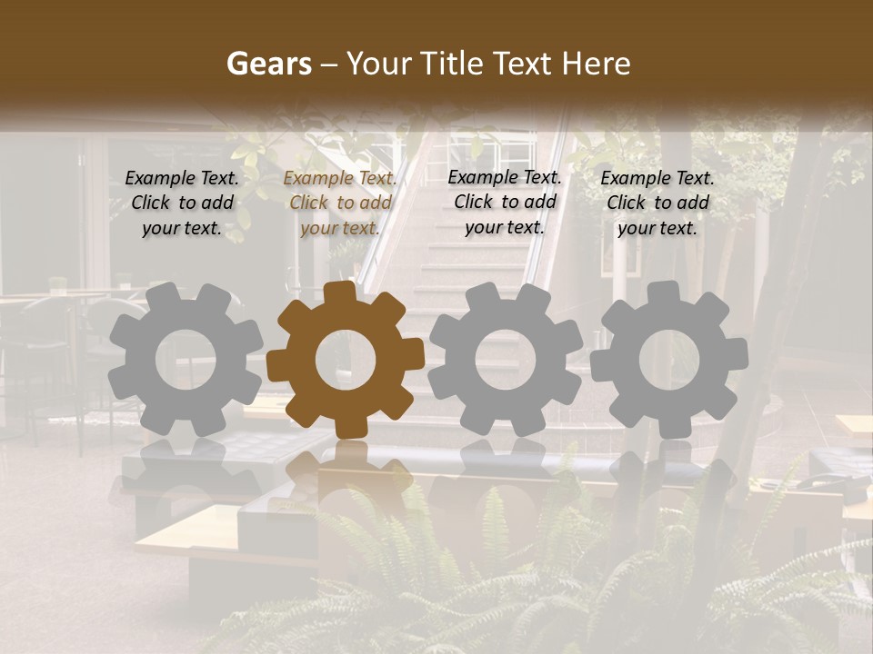 Entrance Office Couch PowerPoint Template