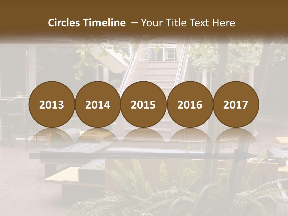 Entrance Office Couch PowerPoint Template