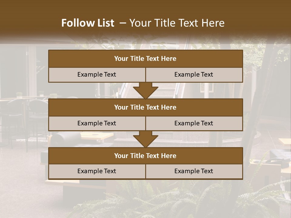 Entrance Office Couch PowerPoint Template