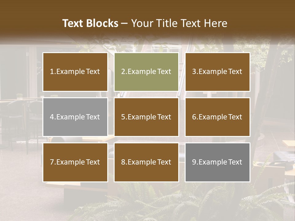 Entrance Office Couch PowerPoint Template
