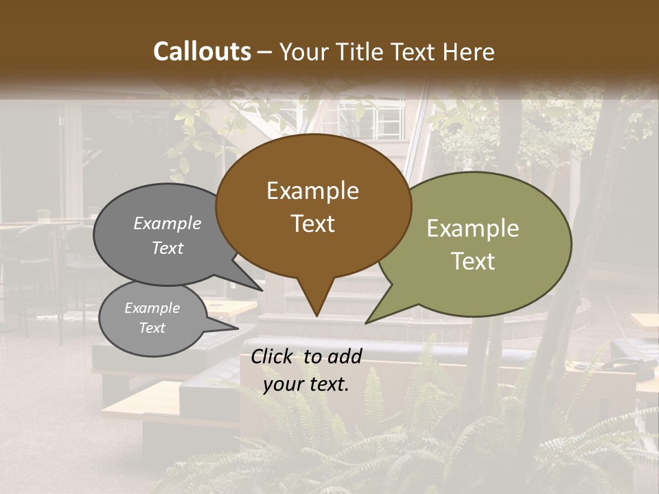 Entrance Office Couch PowerPoint Template