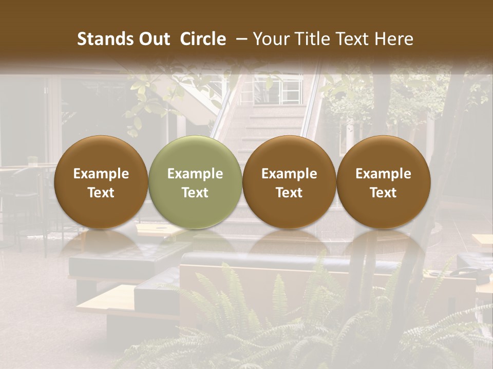 Entrance Office Couch PowerPoint Template