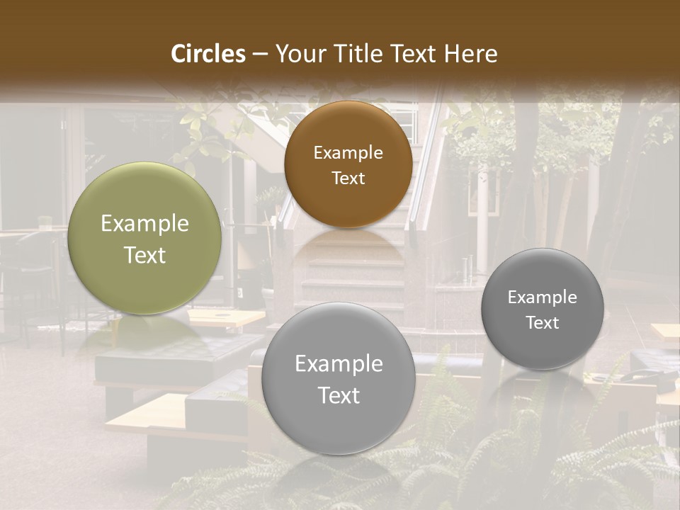 Entrance Office Couch PowerPoint Template