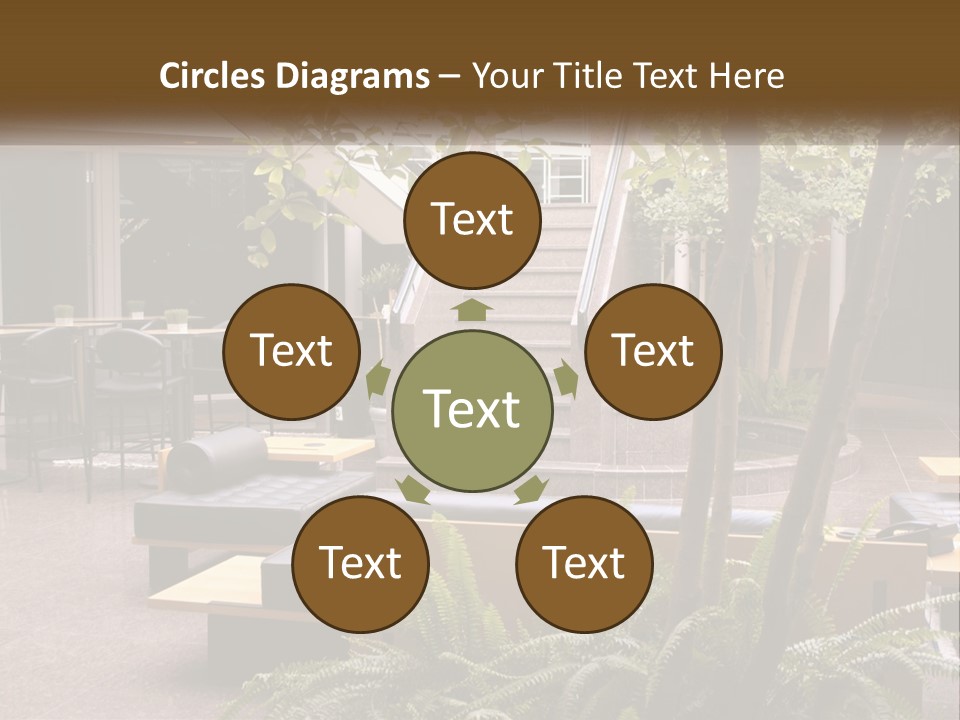 Entrance Office Couch PowerPoint Template