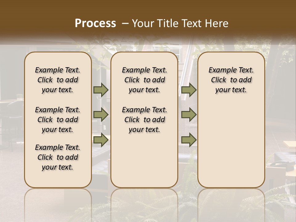 Entrance Office Couch PowerPoint Template