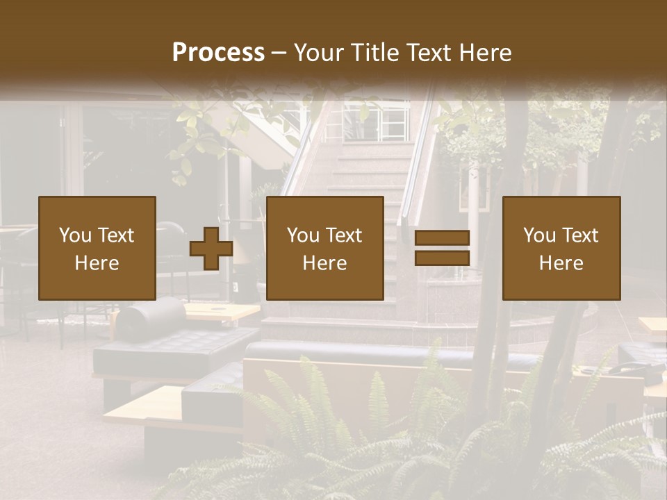 Entrance Office Couch PowerPoint Template