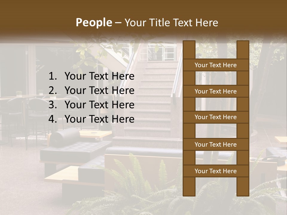 Entrance Office Couch PowerPoint Template