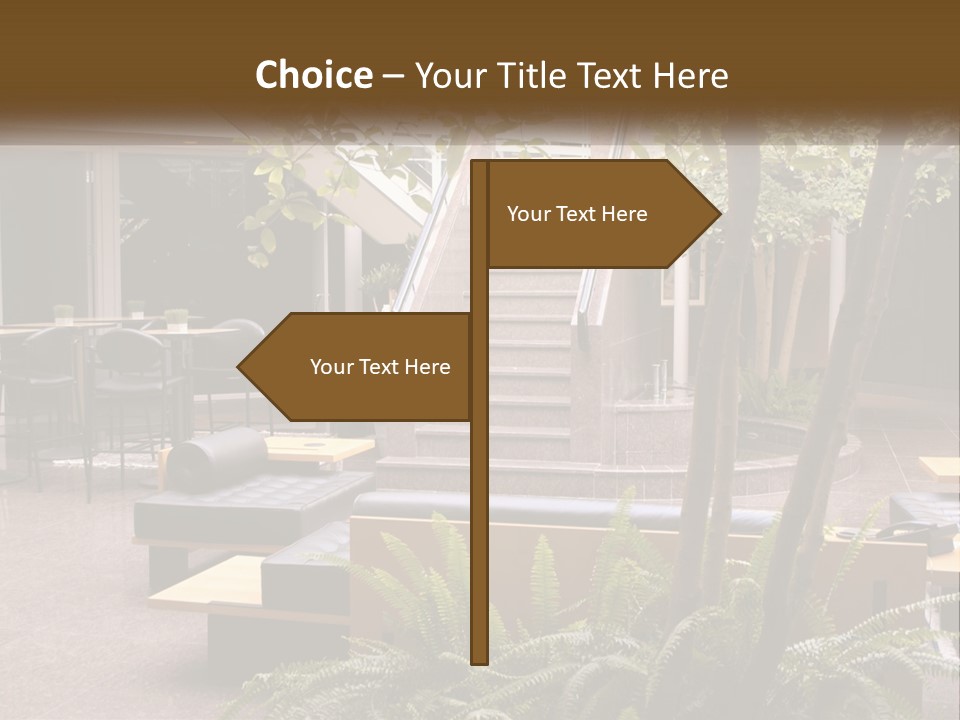 Entrance Office Couch PowerPoint Template