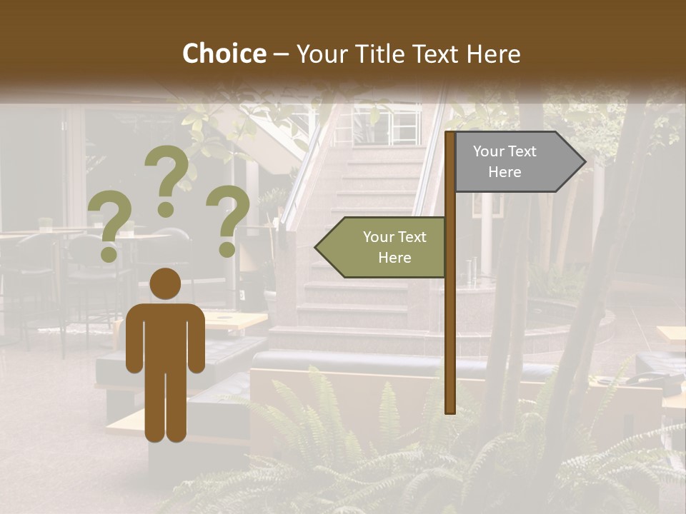 Entrance Office Couch PowerPoint Template