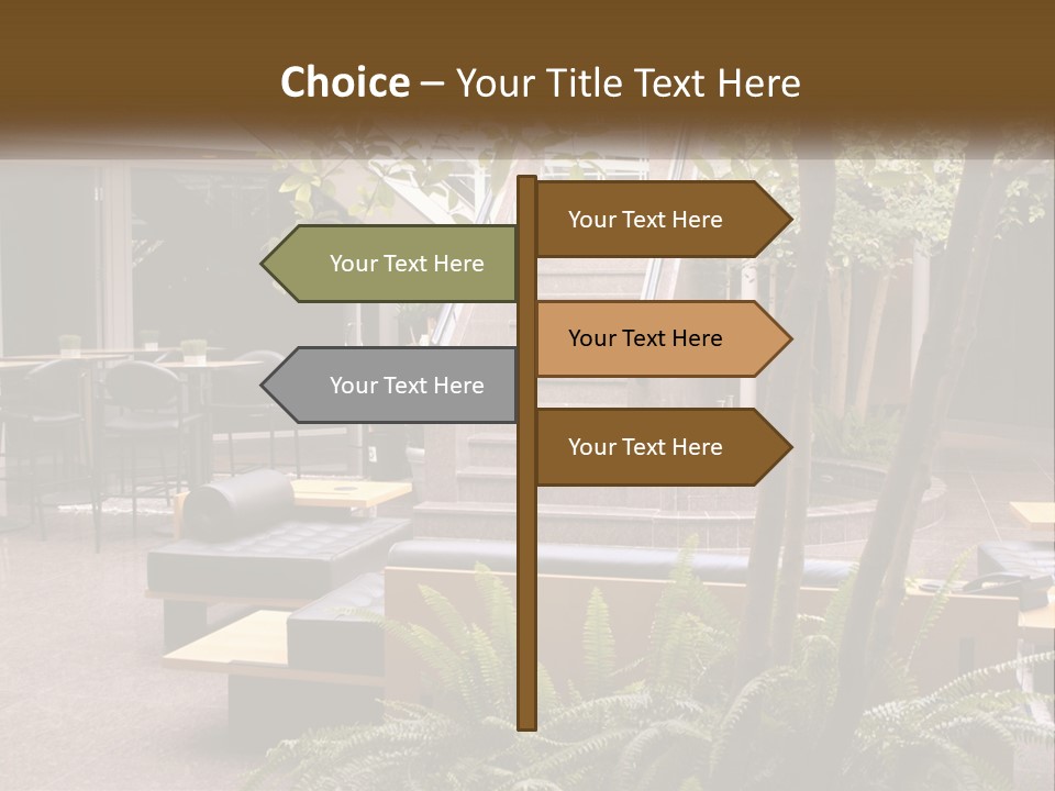 Entrance Office Couch PowerPoint Template