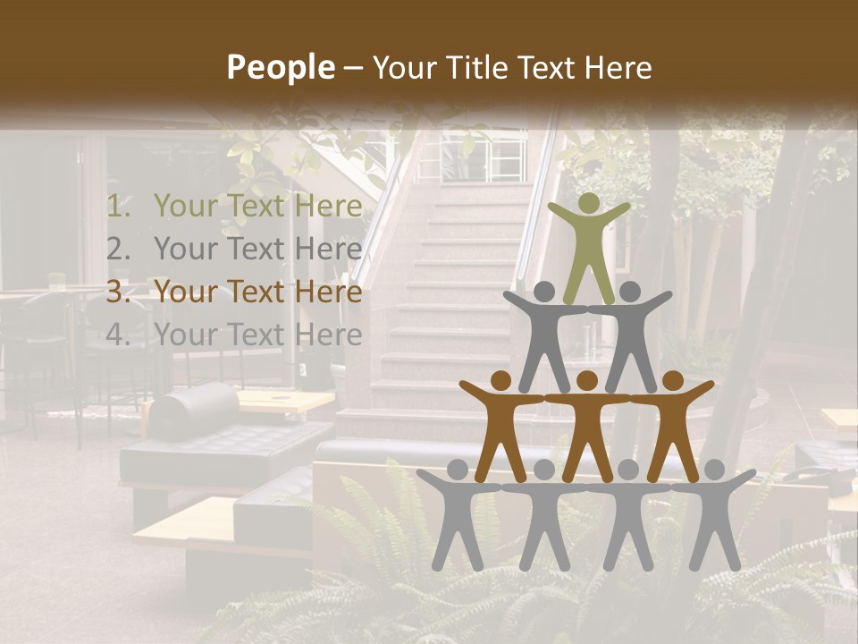 Entrance Office Couch PowerPoint Template