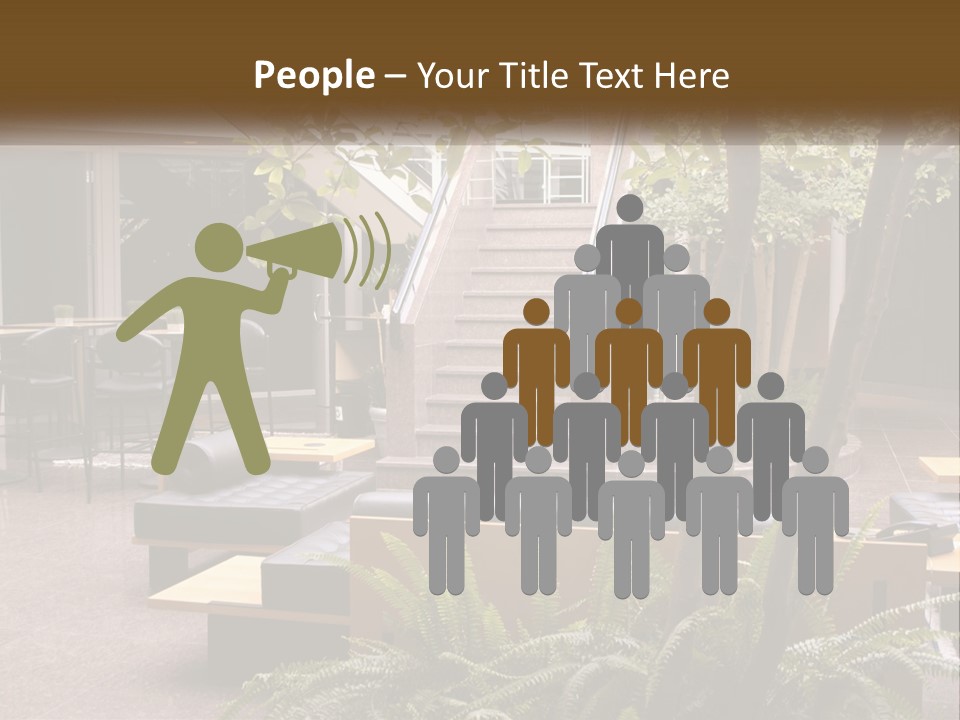 Entrance Office Couch PowerPoint Template