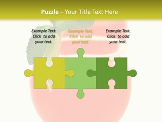 Occasion Garnish Fresh PowerPoint Template