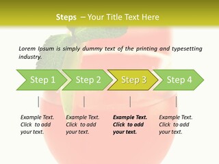 Occasion Garnish Fresh PowerPoint Template