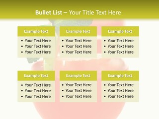 Occasion Garnish Fresh PowerPoint Template