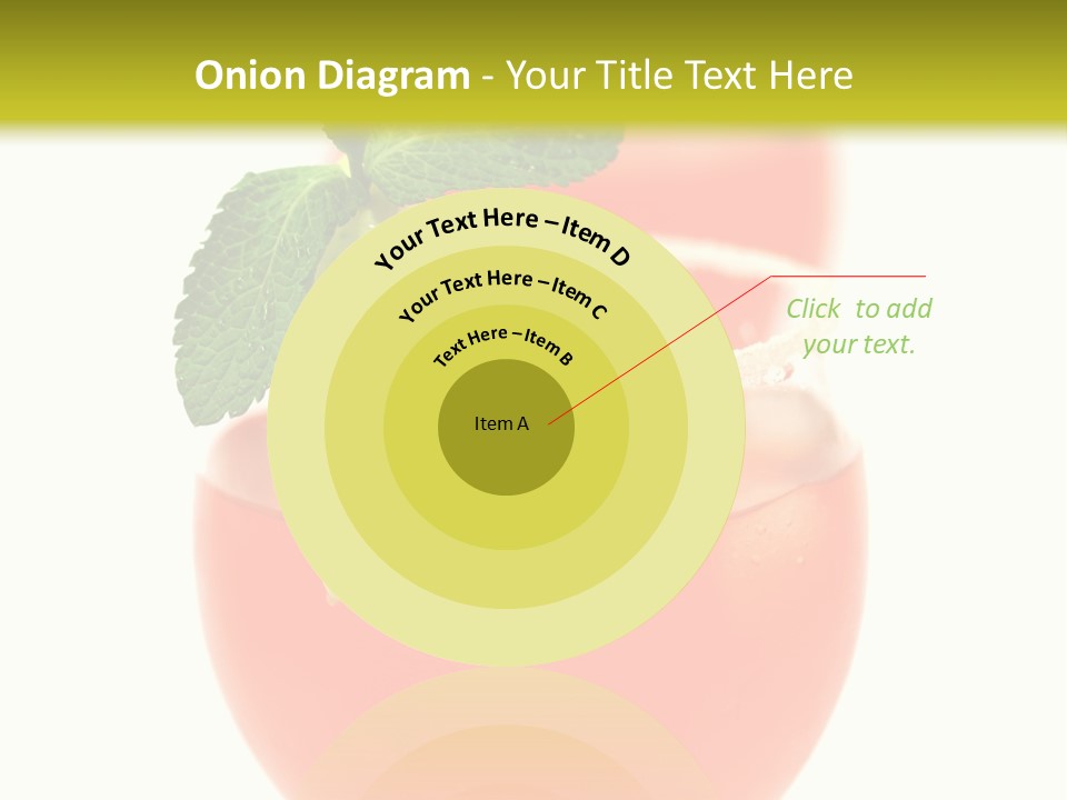 Occasion Garnish Fresh PowerPoint Template