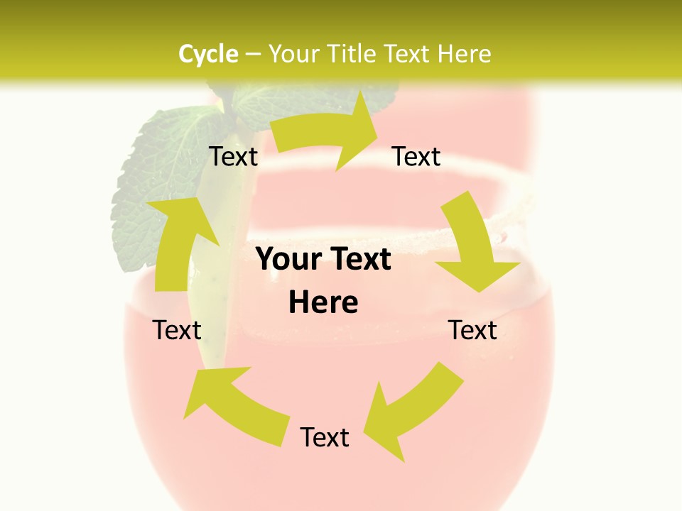 Occasion Garnish Fresh PowerPoint Template