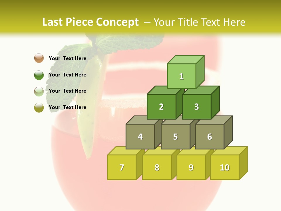 Occasion Garnish Fresh PowerPoint Template