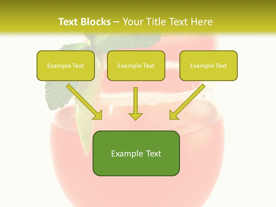Occasion Garnish Fresh PowerPoint Template