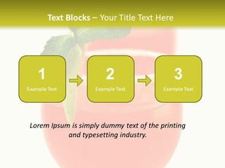 Occasion Garnish Fresh PowerPoint Template