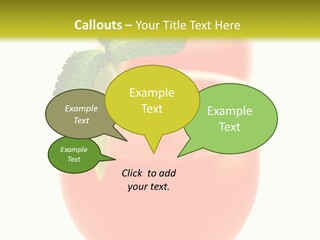 Occasion Garnish Fresh PowerPoint Template