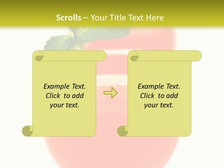 Occasion Garnish Fresh PowerPoint Template