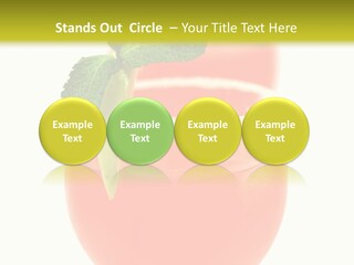 Occasion Garnish Fresh PowerPoint Template