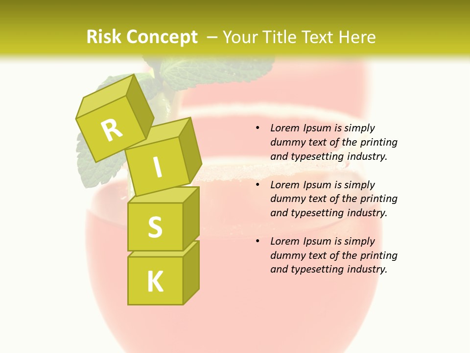 Occasion Garnish Fresh PowerPoint Template