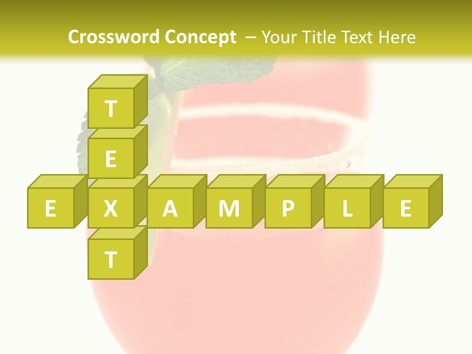 Occasion Garnish Fresh PowerPoint Template